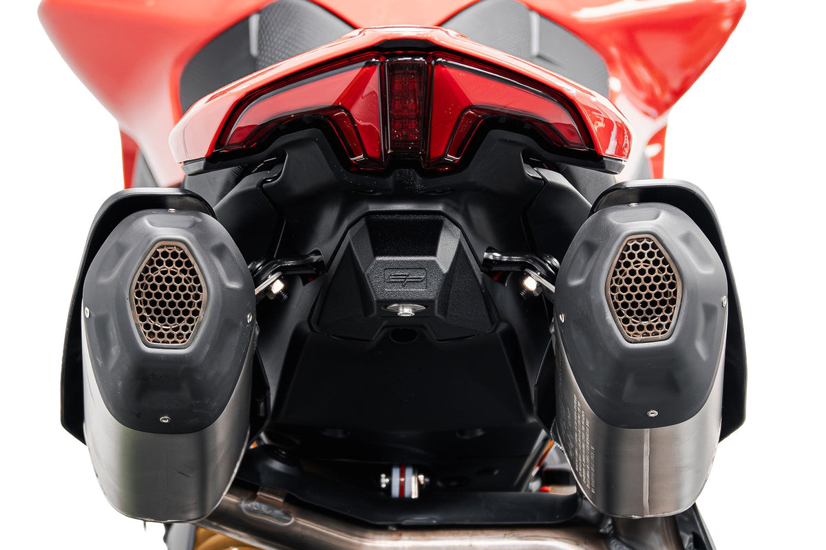Plaque d'obturation de coque arrière EVOTECH pour DUCATI HYPERMOTARD V2 / SP - vue 3