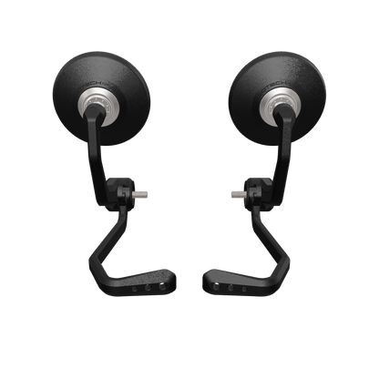 Aperçu 3D du kit rétroviseurs rétro et protections de leviers EVOTECH pour KAWASAKI Z1100 / SE