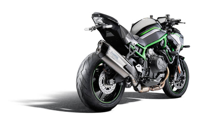 Support d'échappement EVOTECH monté sur KAWASAKI ZH2 - vue 5