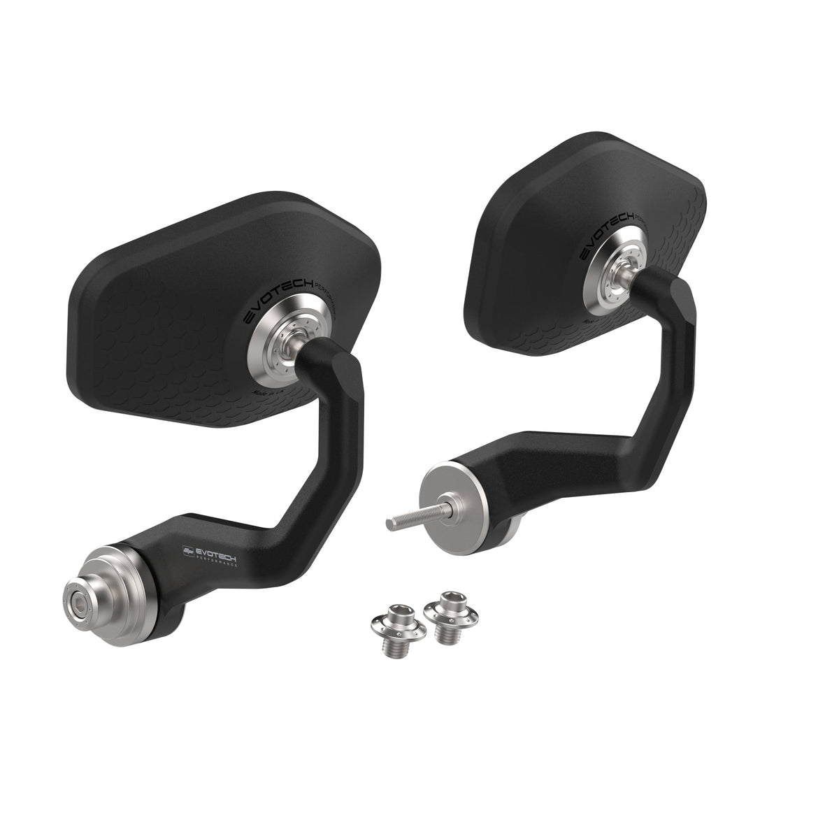 Paire de rétroviseurs embouts de guidon Sport EVOTECH pour DUCATI HYPERMOTARD V2 / SP