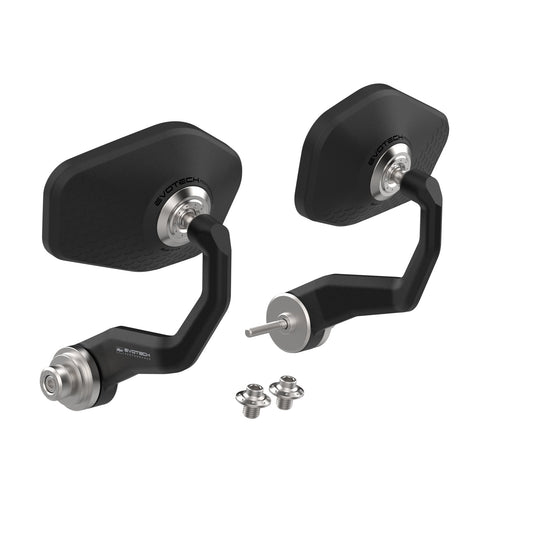 Paire de rétroviseurs embouts de guidon Sport EVOTECH pour DUCATI HYPERMOTARD V2 / SP
