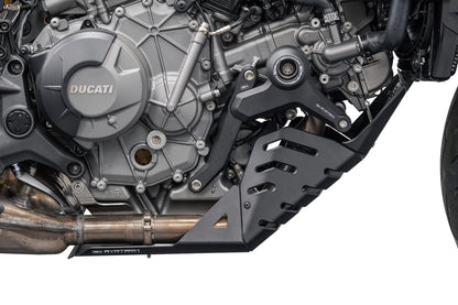 Protection moteur EVOTECH montée sur DUCATI HYPERMOTARD V2 - vue 3