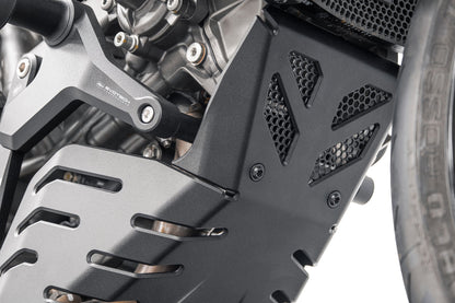 Protection moteur EVOTECH montée sur DUCATI HYPERMOTARD V2 - vue 2