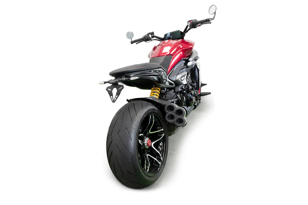 Support de Plaque Court EVOTECH | DUCATI XDIAVEL V4 (2025+)