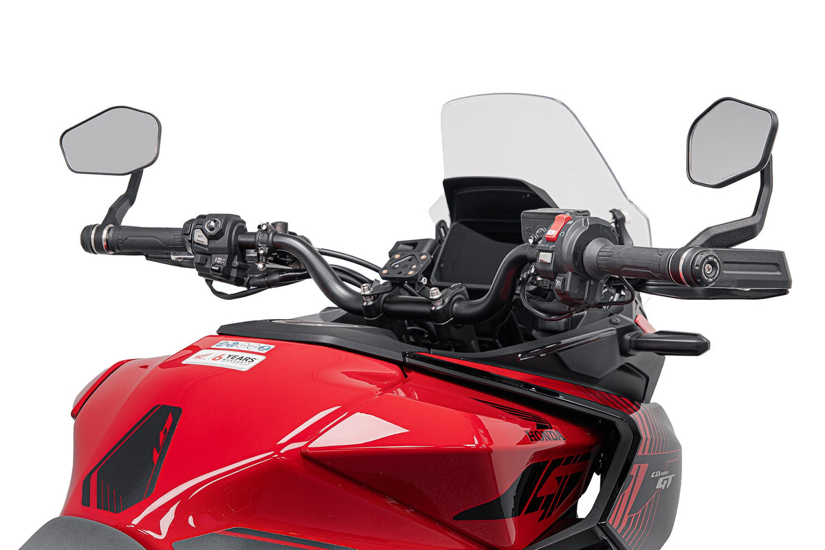 Détail du rétroviseur embout de guidon Sport EVOTECH pour HONDA CB1000GT
