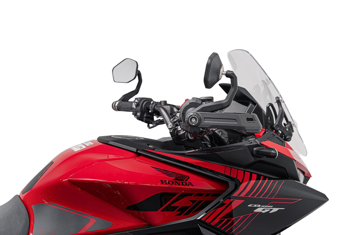 Rétroviseurs embouts de guidon Sport EVOTECH montés sur HONDA CB1000GT