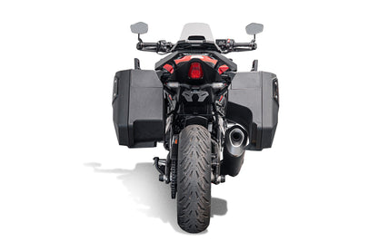 Support de plaque court EVOTECH monté sur HONDA CB1000GT - détail