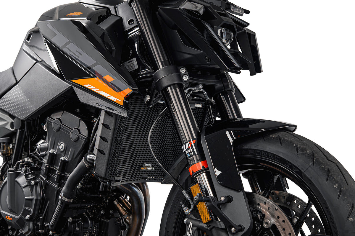 Détail de la grille de radiateur EVOTECH pour KTM 790 DUKE (2027+)