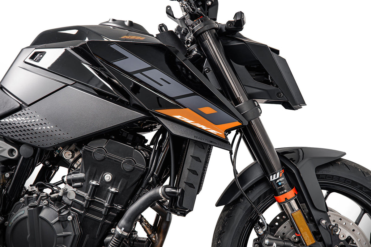 Grille de radiateur EVOTECH montée sur KTM 790 DUKE (2027+) - vue 1