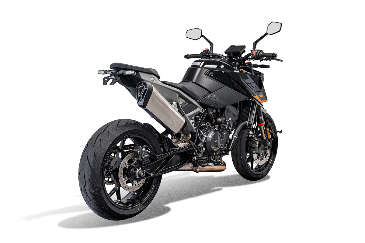 Support de plaque court EVOTECH pour KTM 790 DUKE - produit non monté