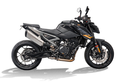 Support de plaque court EVOTECH monté sur KTM 790 DUKE - vue arrière