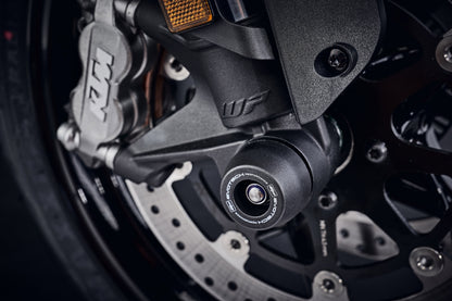 Protection d'axe de roue EVOTECH montée sur KTM 790 DUKE (2027+) - vue 2
