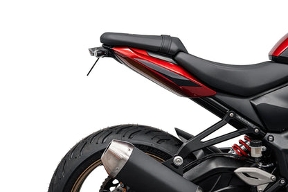 Support de Plaque (Feu Arrière Transparent) EVOTECH | TRIUMPH TRIDENT 800 (2026+)