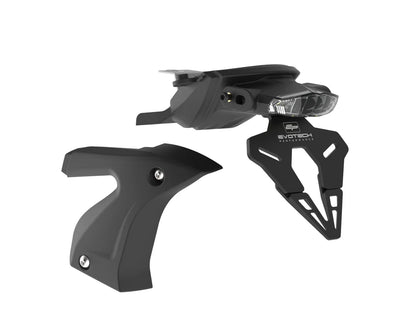 Support de Plaque (Feu Arrière Transparent) EVOTECH | TRIUMPH TRIDENT 800 (2026+)