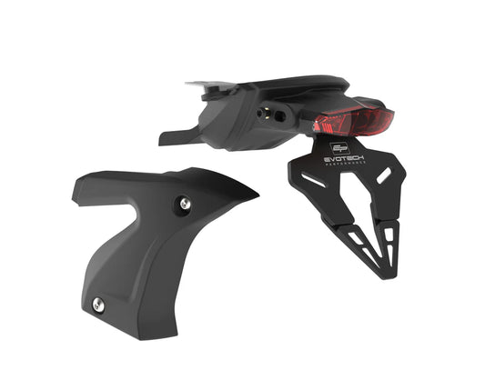 Support de Plaque (Feu Arrière Rouge) EVOTECH | TRIUMPH TRIDENT 800 (2026+)