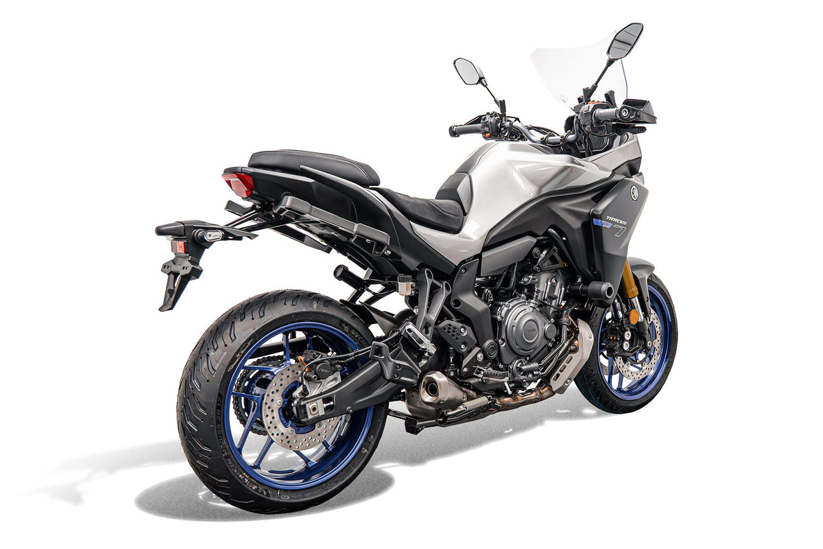 Protections de cadre EVOTECH montées sur YAMAHA TRACER 7 / GT (2025+)