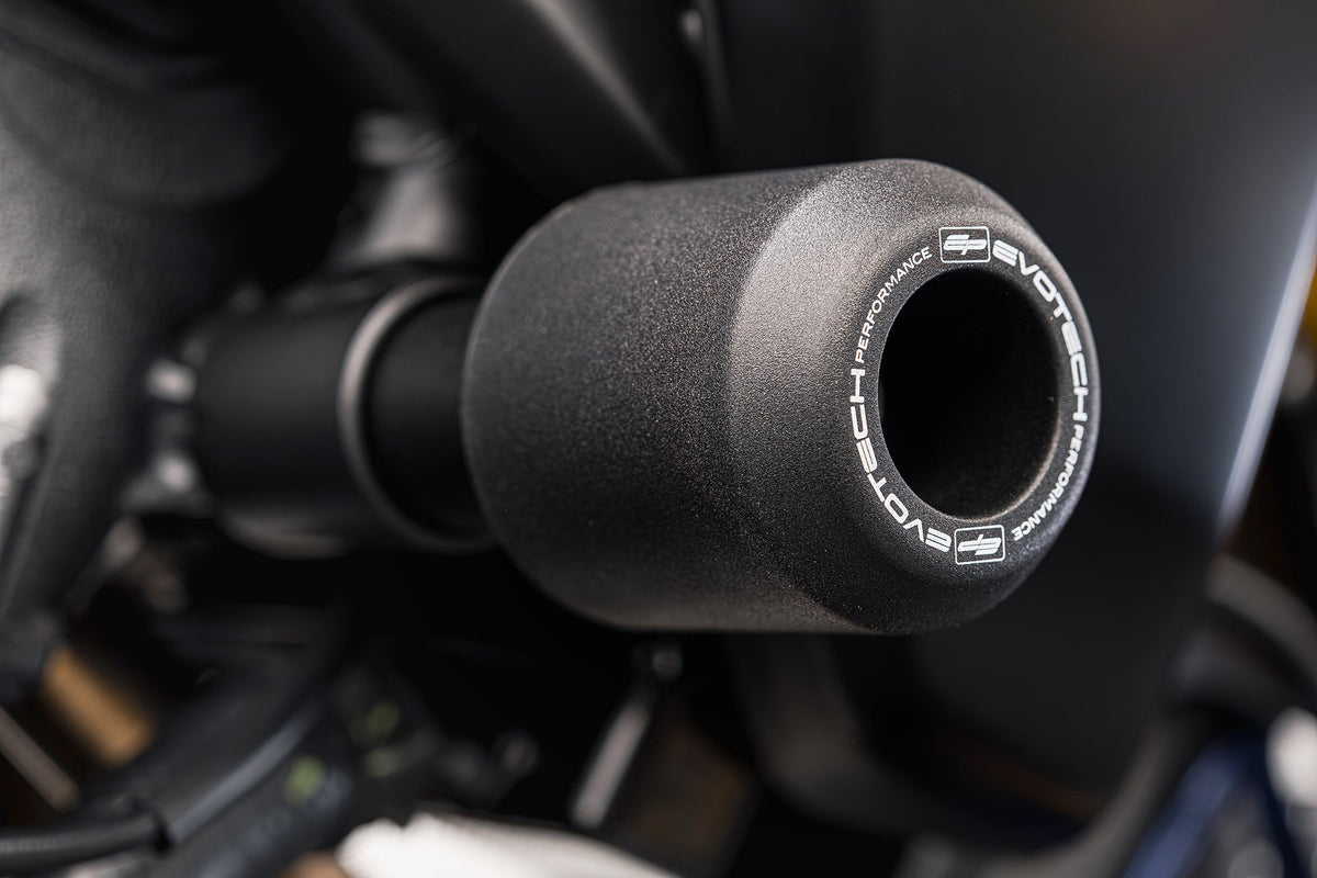Protections de cadre EVOTECH montées sur YAMAHA TRACER 7 / GT (2025+)