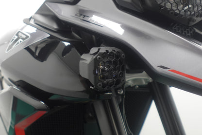 Protection EVOTECH des feux additionnels de TRIUMPH TIGER 900