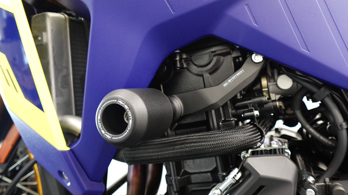 Fixation gauche de la protection EVOTECH pour SUZUKI V-STROM 800