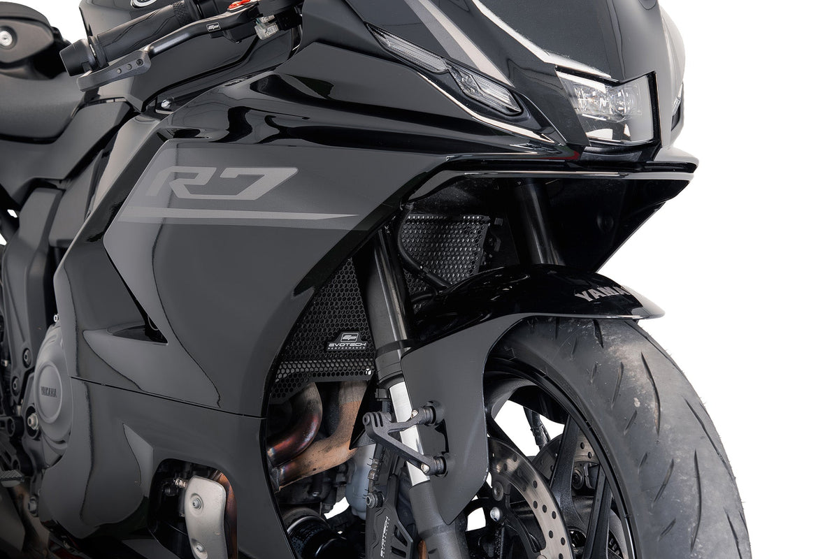 Grille de radiateur EVOTECH PERFORMANCE pour YAMAHA R7 (2026+) - vue 3