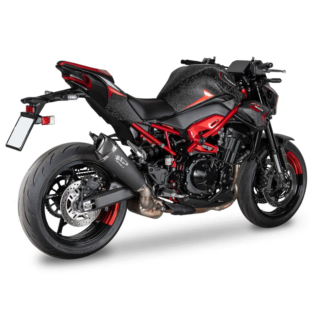 "Approved" Silencer SPARK KONIX EVO BLACK | KAWASAKI Z900 / SE (2025+)