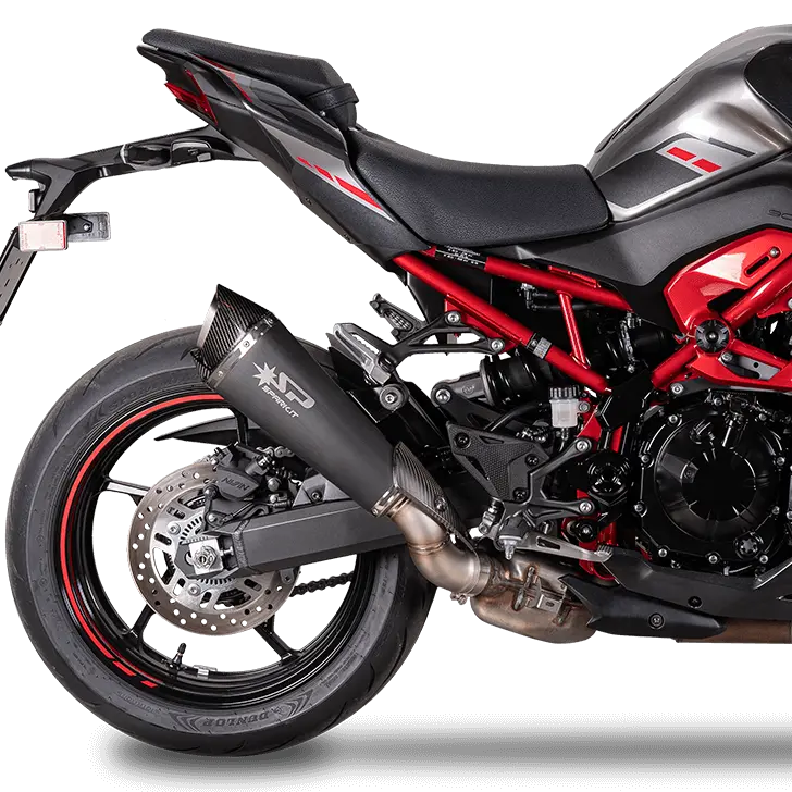 "Approved" Silencer SPARK KONIX EVO BLACK | KAWASAKI Z900 / SE (2025+)