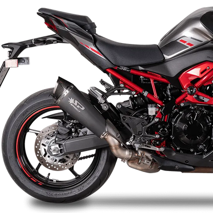 "Approved" Silencer SPARK KONIX EVO BLACK | KAWASAKI Z900 / SE (2025+)