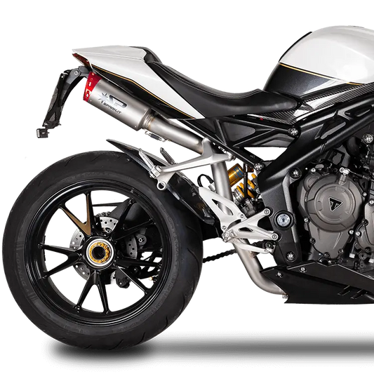 Demi-ligne "Racing" SPARK DOUBLE DYNO Rouge  | TRIUMPH SPEED TRIPLE 1200 RS / RR