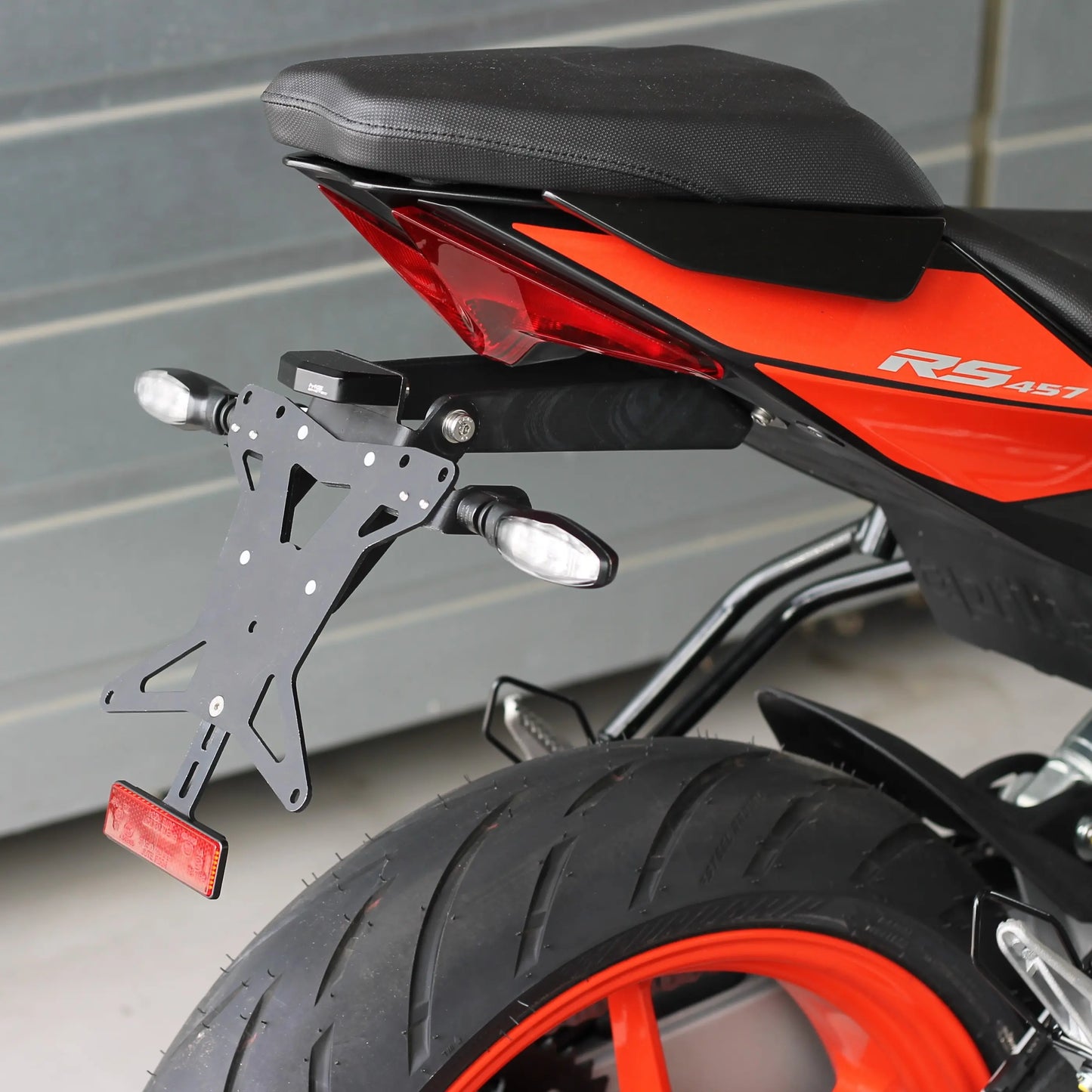 Support de plaque court MG BIKETEC | APRILIA RS457