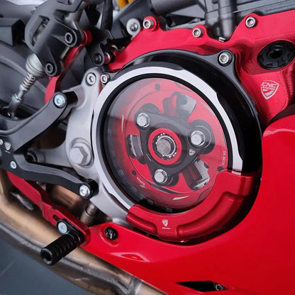 Couvercle d'Embrayage Transparent CNC RACING | DUCATI STREETFIGHTER V2 / S (2025+)