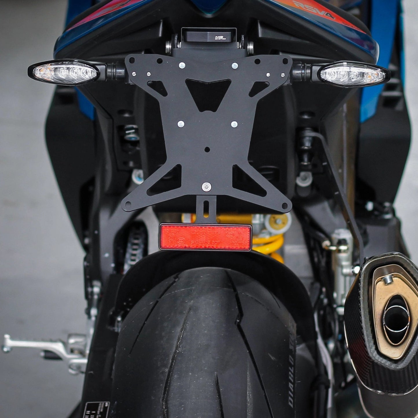 Support de Plaque Court MG BIKETEC | APRILIA RSV4 1100 (2025+)