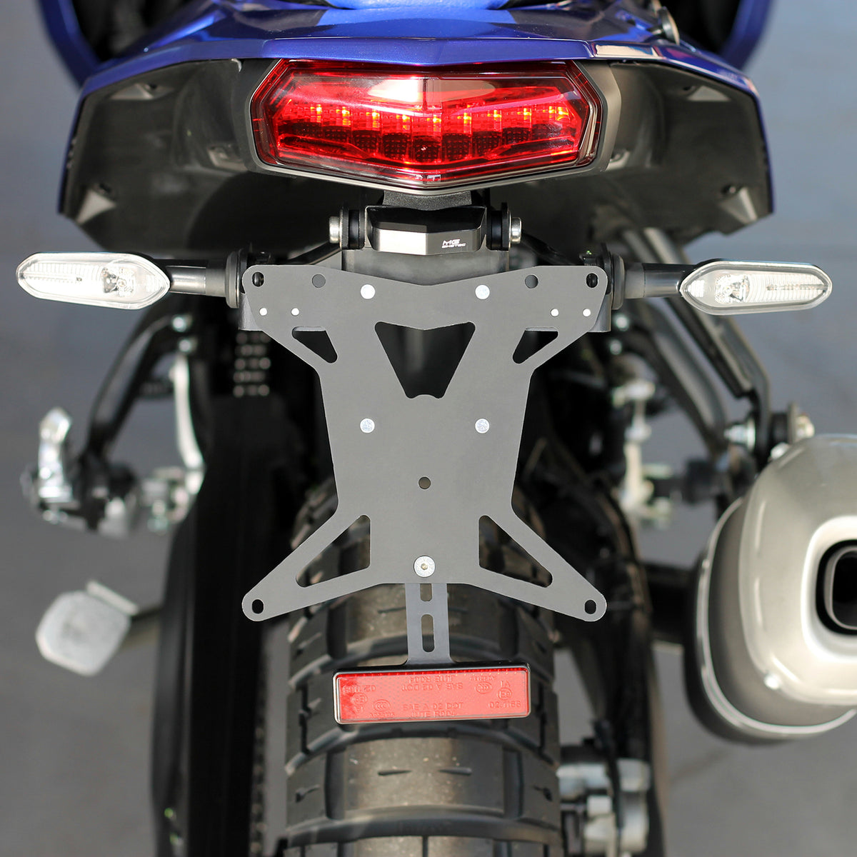 Support de plaque court MG BIKETEC pour YAMAHA TENERE 700 (2025+) - vue 4