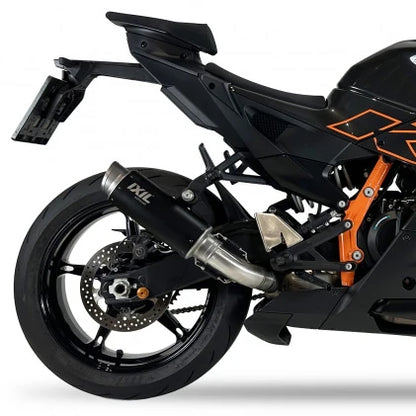Silencieux IXIL RC3B Sport Xtrem Black pour KTM 990 RC R - profil