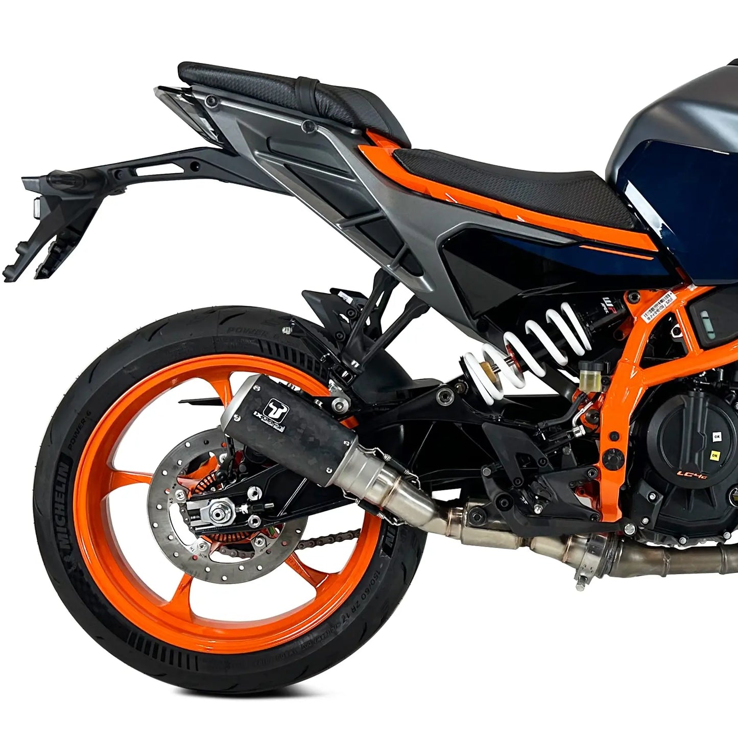 Silencieux "Homologué" IXRACE MK2 CARBONE FORGED | KTM 125/390 DUKE (2024+)