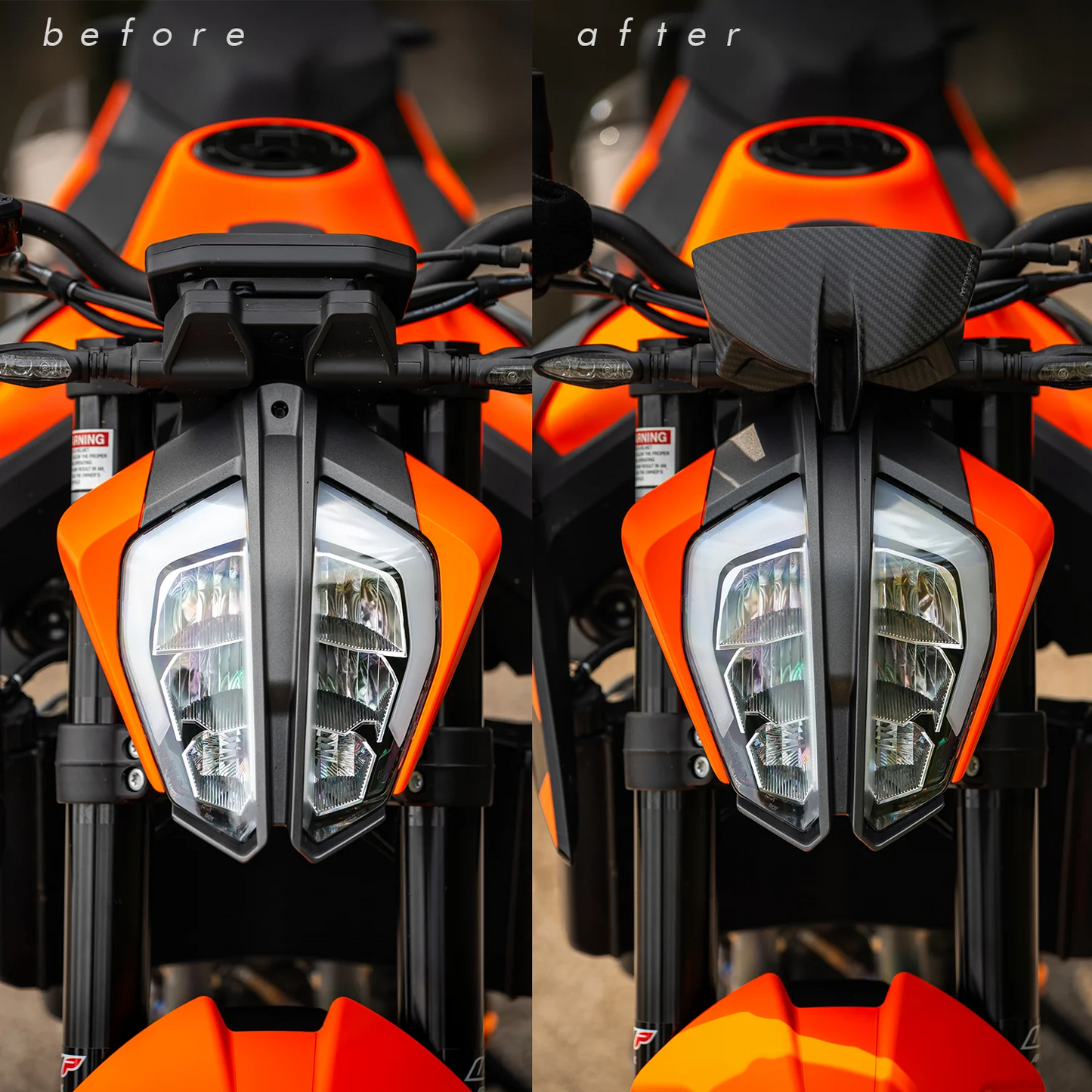 Couverture de Compteur en Carbone MATERYA | KTM DUKE 790 / 890 / 890R