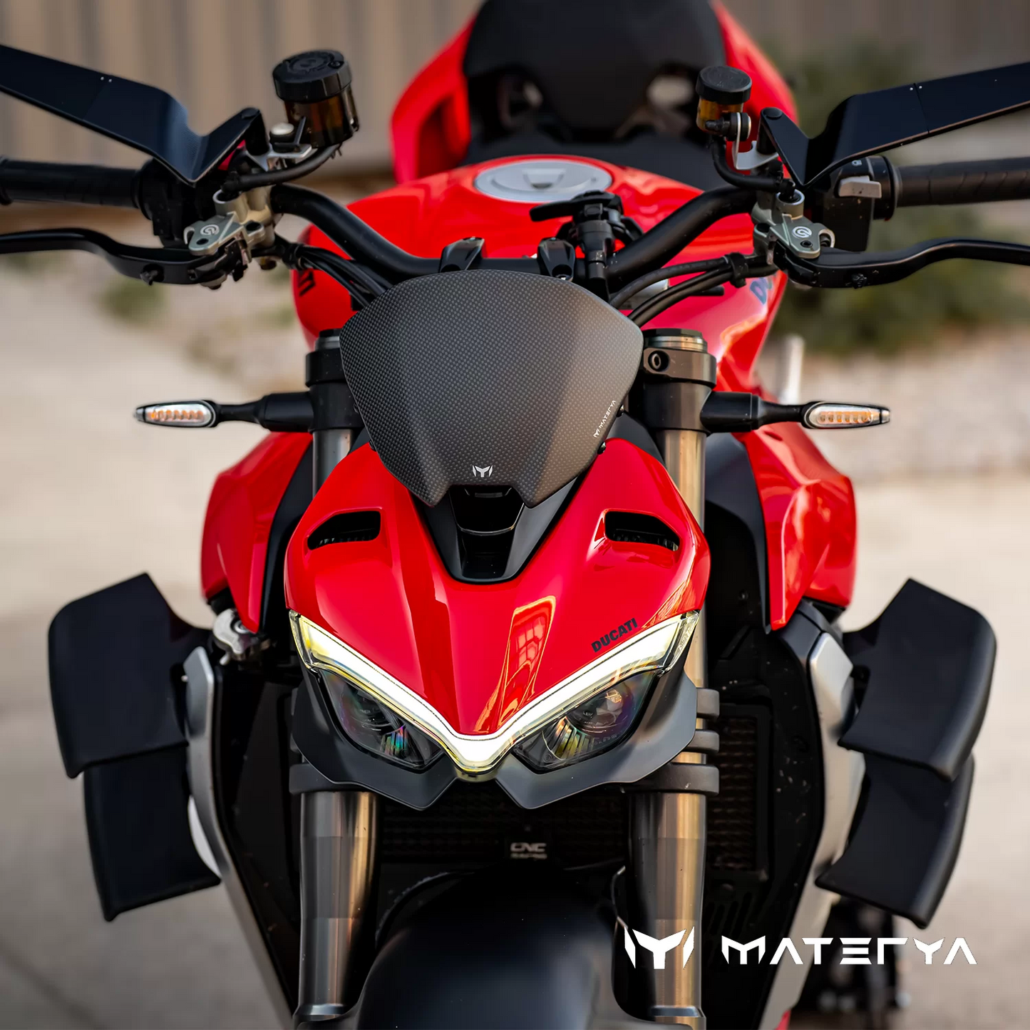 Saute-Vent en Carbone MATERYA | DUCATI STREETFIGHTER V2