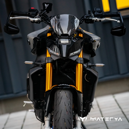 Saute-Vent en Carbone Brillant MATERYA | YAMAHA MT09 (2024+)