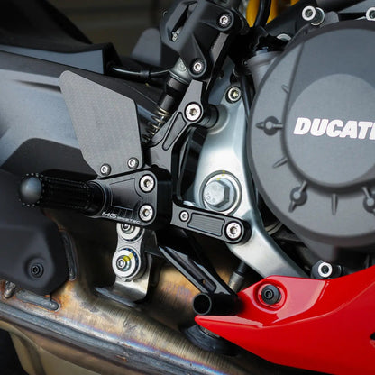 Commandes Reculées MG BIKETEC | DUCATI STREETFIGHTER V2 / S (2025+)