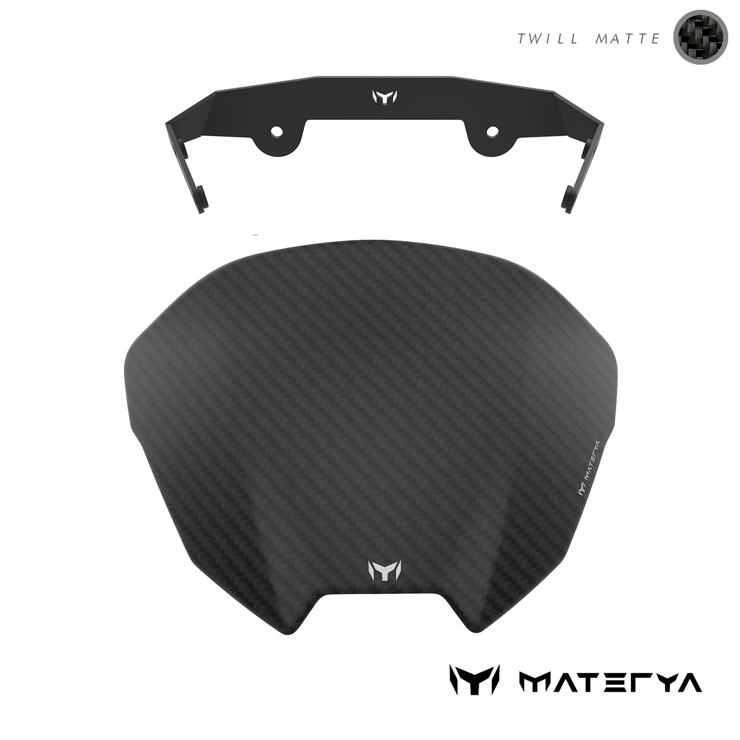 Saute-Vent en Carbone Mat MATERYA | YAMAHA MT09 (2024+)