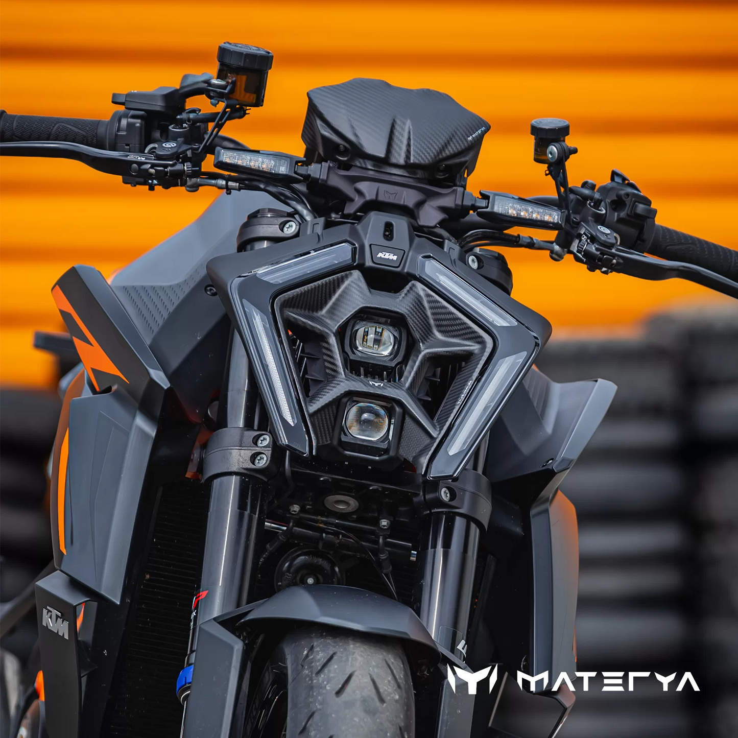 MATERYA Kohlenstoffzählerabdeckung | KTM 1390 SUPERDUKE R/EVO