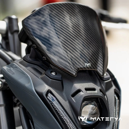 Saute-Vent en Carbone Brillant MATERYA | YAMAHA MT09 (2021-2023)