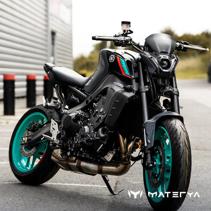 Saute-Vent en Carbone Mat MATERYA | YAMAHA MT09 (2021-2023)