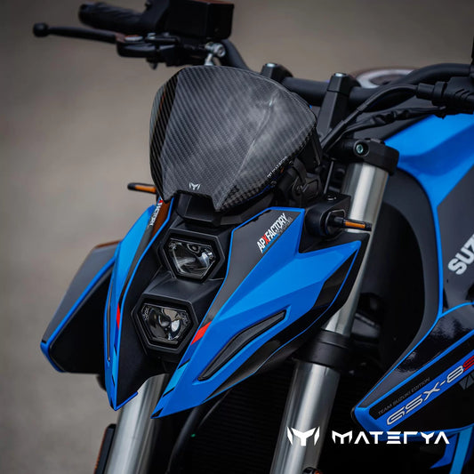 Saute-Vent en Carbone Brillant MATERYA  | SUZUKI GSX-8S