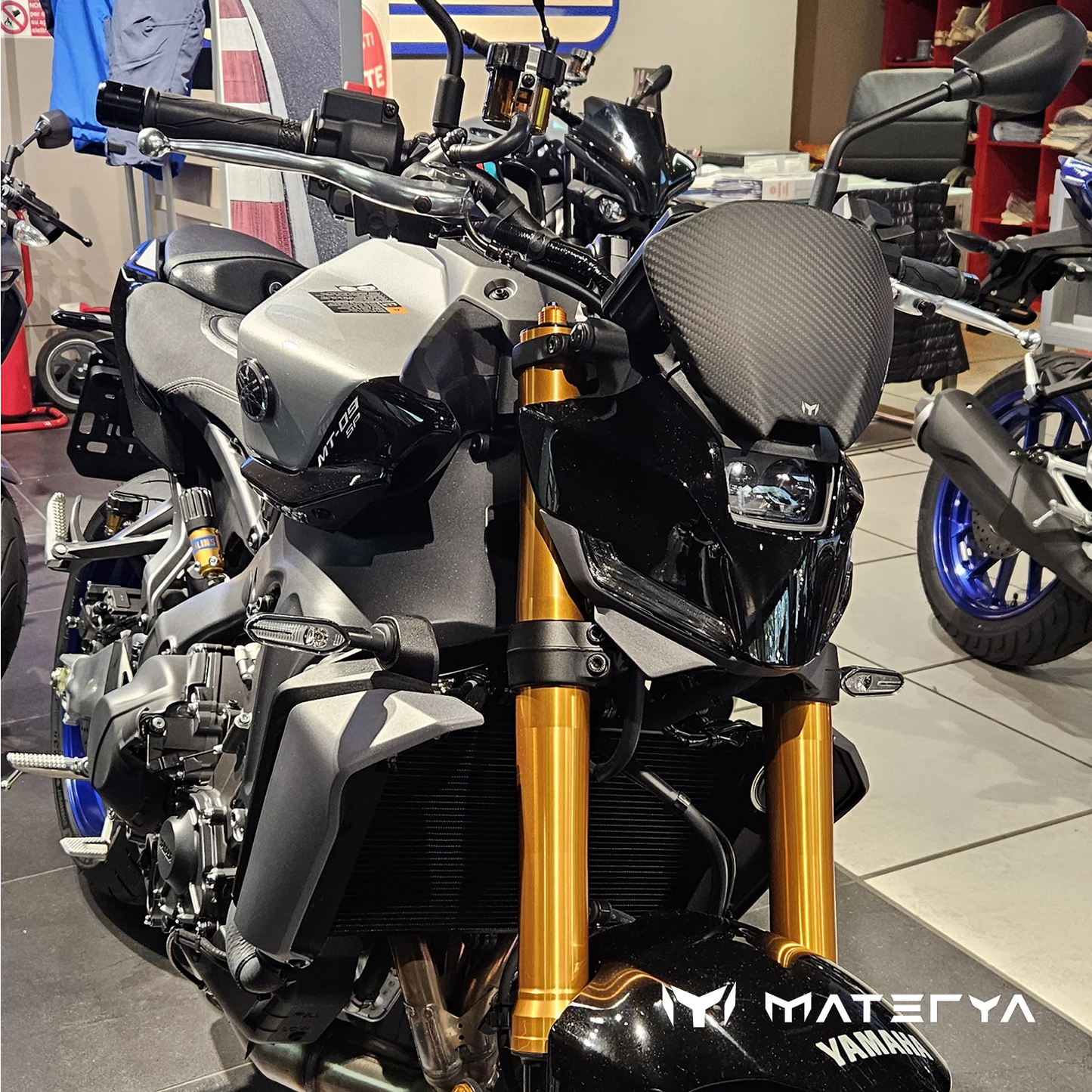 Saute-Vent en Carbone Mat MATERYA | YAMAHA MT09 (2024+)