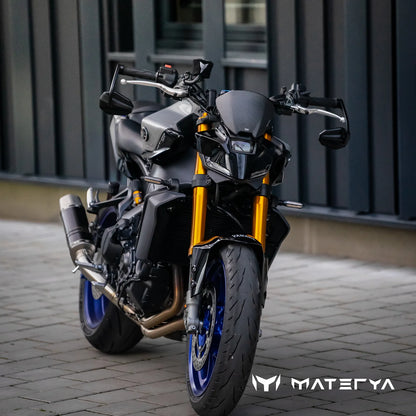 MATERYA Matte Carbon Windshield | YAMAHA MT09 (2024+)