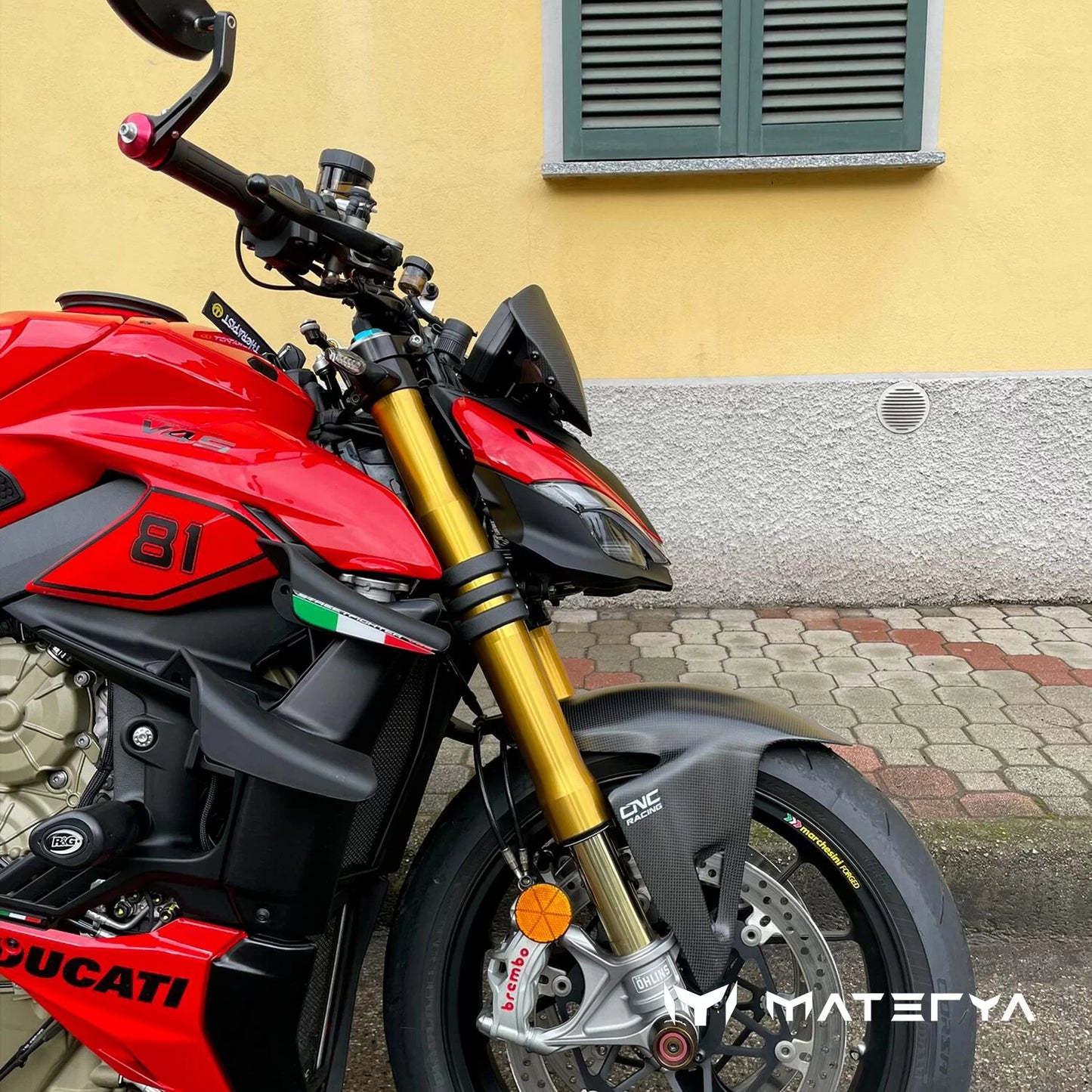 Saute-Vent Carbone MATERYA | DUCATI STREETFIGHTER V4