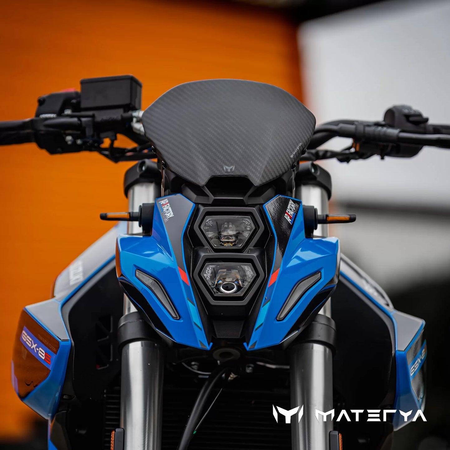 Saute-Vent en Carbone Mat MATERYA  | SUZUKI GSX-8S