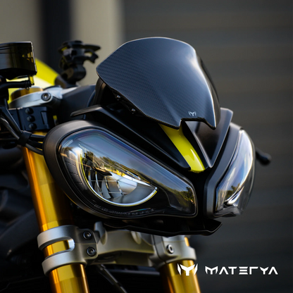 MATERYA Carbon Windscreen | TRIUMPH SPEED TRIPLE 1200 RS