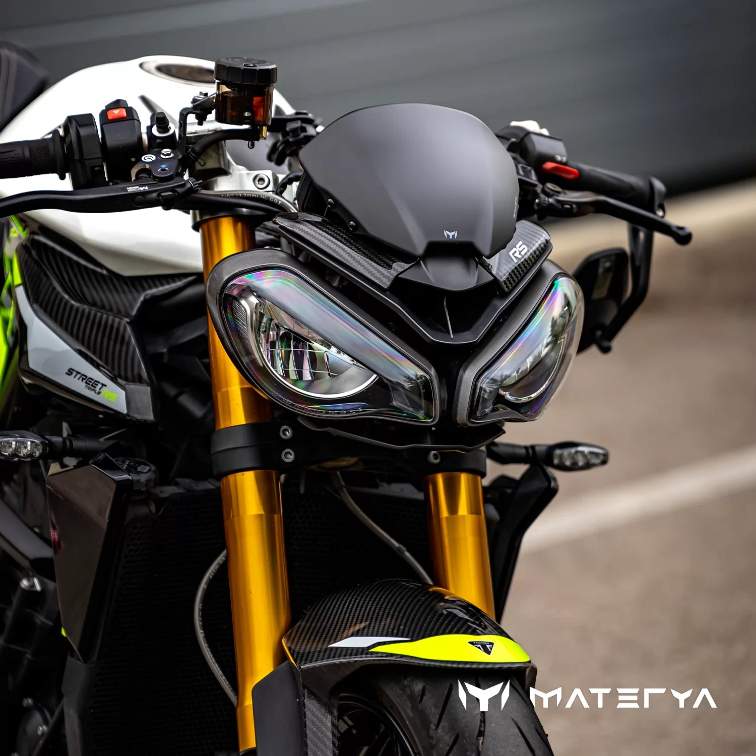 MATERYA Windscreen TRIUMPH STREET TRIPLE 765 (2023+) – GEN