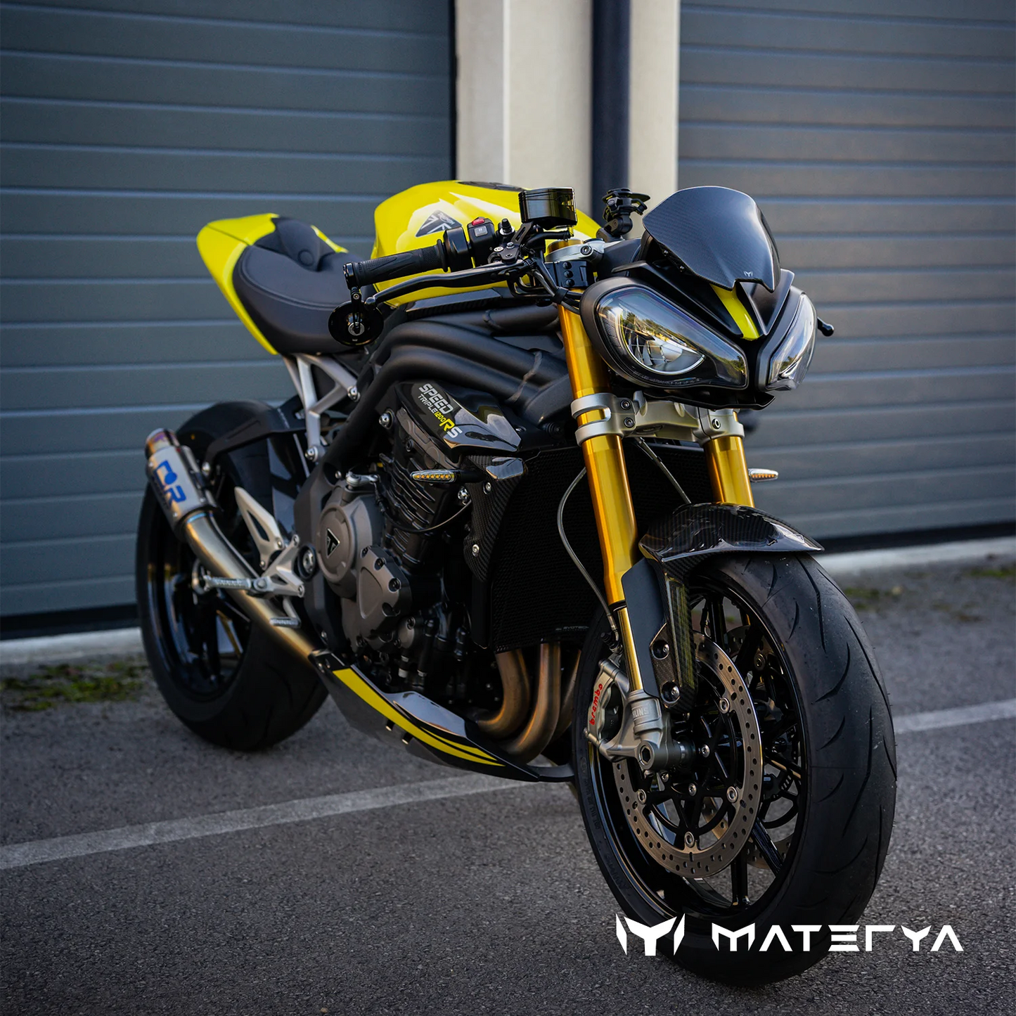 MATERYA Carbon Windscreen | TRIUMPH SPEED TRIPLE 1200 RS